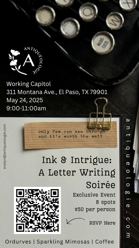Ink & Intrigue: A Letter Writing Soirée at Sat, May 24, 2025 09:00 AM MDT